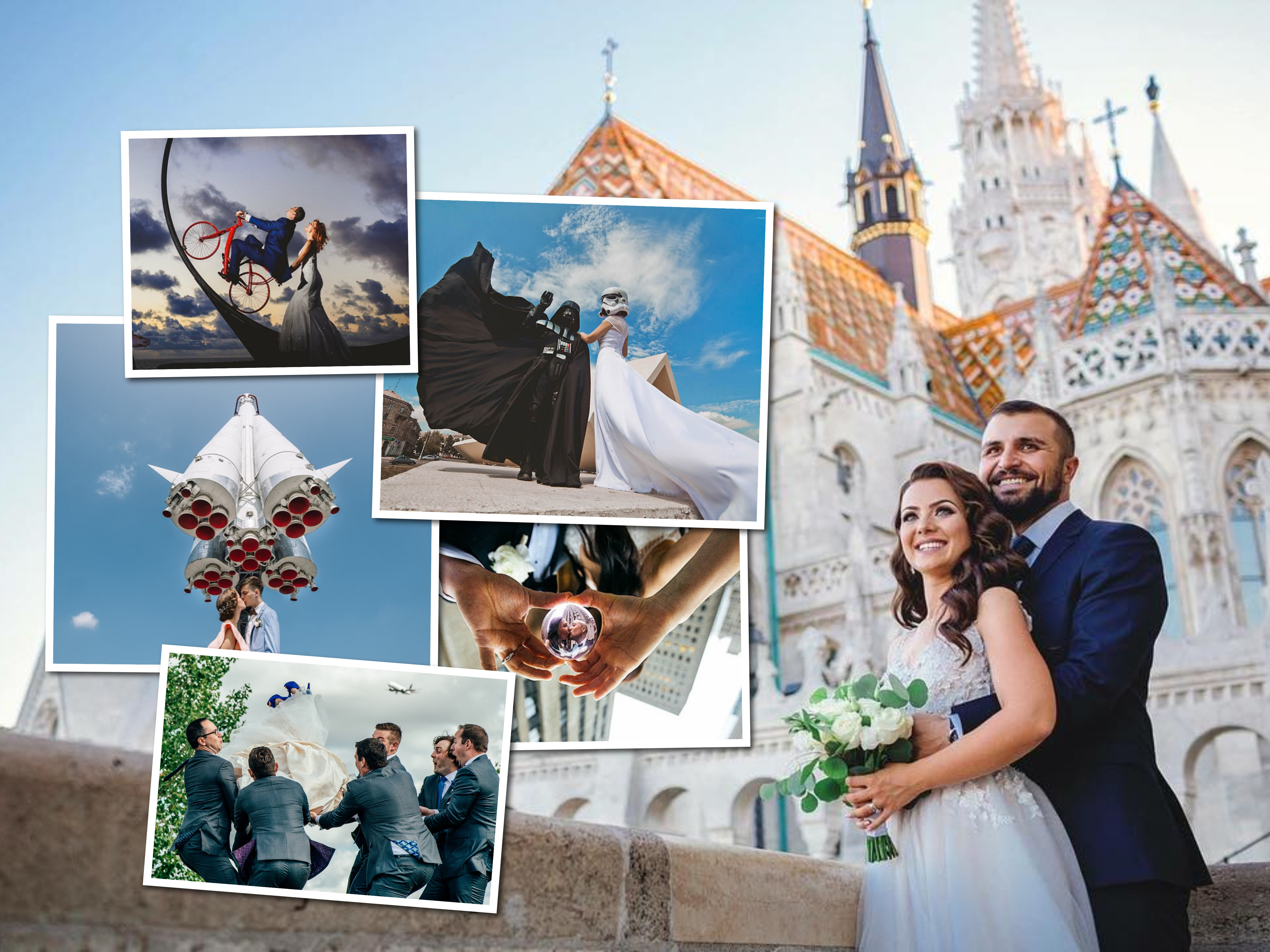Автор, ты гений: 35 креативных свадебных фотографий